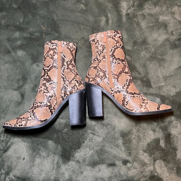 Western Snakeskin Booties - Picture 5 of 5
